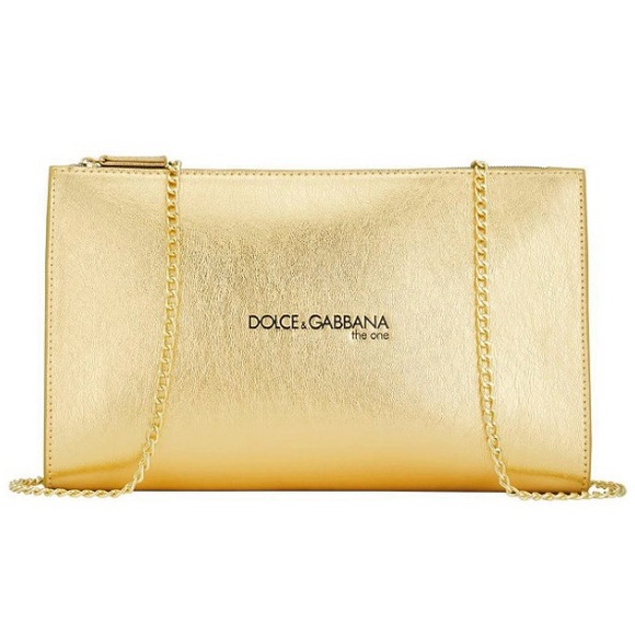 NIP Dolce & Gabbana GWP Gold Chain Clutch - Picture 2 of 12